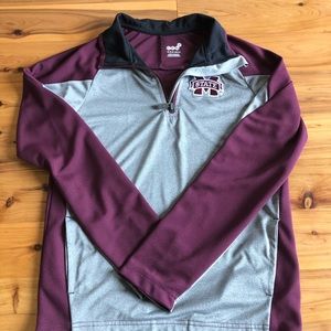 Mississippi state half zip pullover